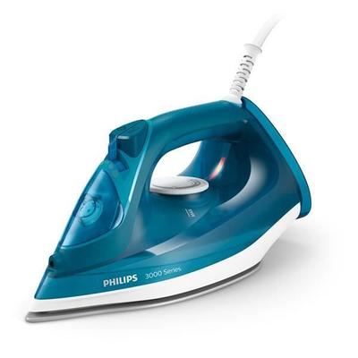 Утюг - PHILIPS - DST3040/70 - С паром со встроенной системой защиты от накипи - 40 г/мин постоянная подача пара - 2400 Вт - Синий