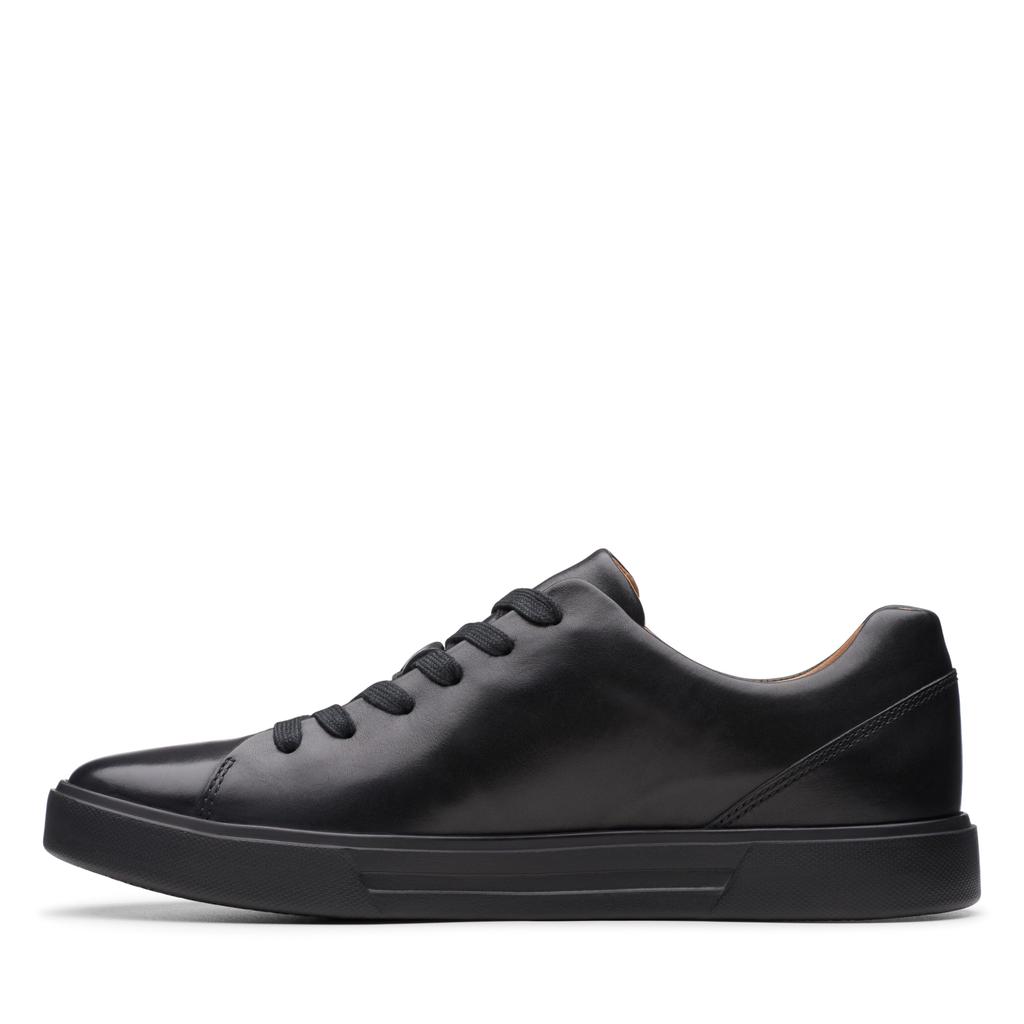 Кроссовки Clarks Ancosta Lace мужские из натуральной кожи, черная кожа, размер UK 060 (24см)