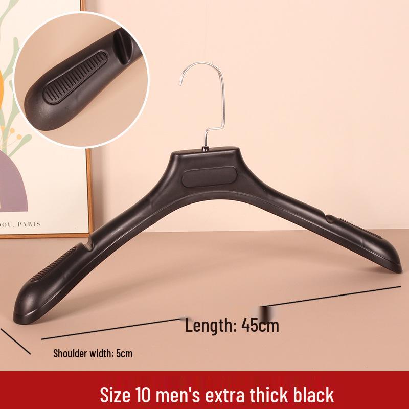 Non-Slip, Mark-Free Plastic Hangers for Home & Store Use - Ideal for Clothes Storage