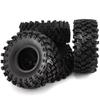 Remote Control Car Tires 4pcs Rubber Tires Off-road Car Tires 2.2-inch Tires Replacement for RS Red