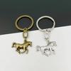 Creative Design Western Cowboy Keychain Metal Keychain Horses Pendant Keyring  Key Accessory