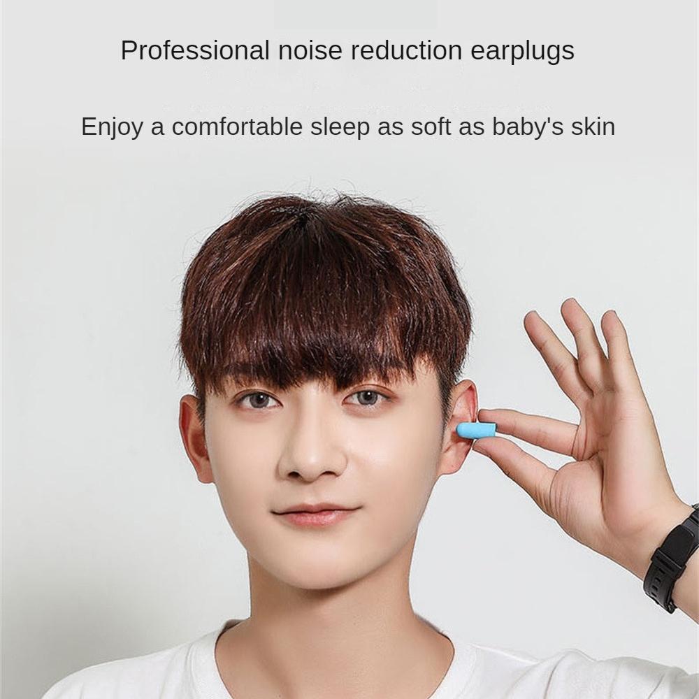 Мягкие звукоизоляционные беруши для сна, беруши, ультра-бесшумные противошумные губки, беруши с футляром для хранения, предложение для студентов