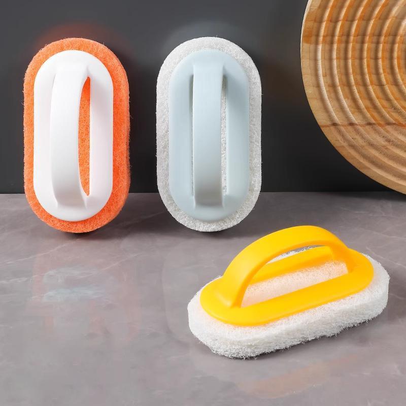 Щетка для чистки кухни, ванная комната, туалет, стеклянная стена, губка для чистки ванны, чистящие щетки, керамические инструменты для чистки оконных прорезей