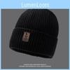 Cap Knitted Beanie Hat Winter Protection Solid Color Caps Outdoor Gift Unisex