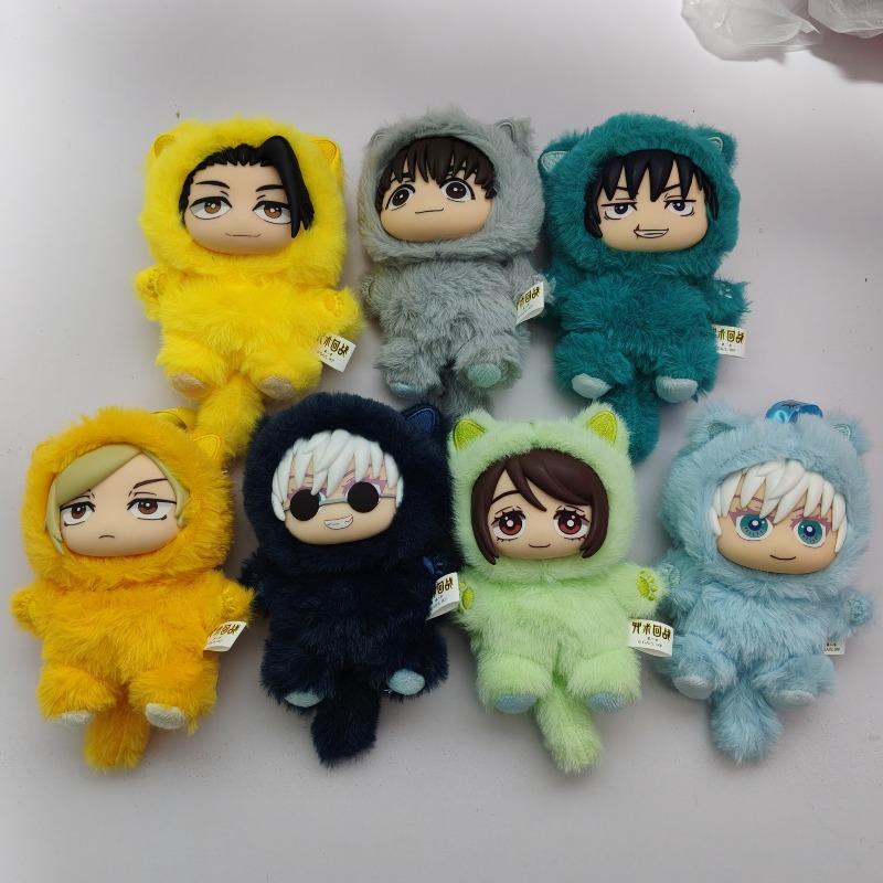 New Jujutsu Kaisen Blind Box Plush Toy Vinyl Stuffed Doll Bag Pendant Cute Kawaii Anime Collectible Surprise Gift Car Decoration