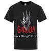 Godzillas VS.kong King Anime Printed Men T Shirts Japanese Streetwear Cotton Tops  Tee Hip Hop Harajuku  T-shirts