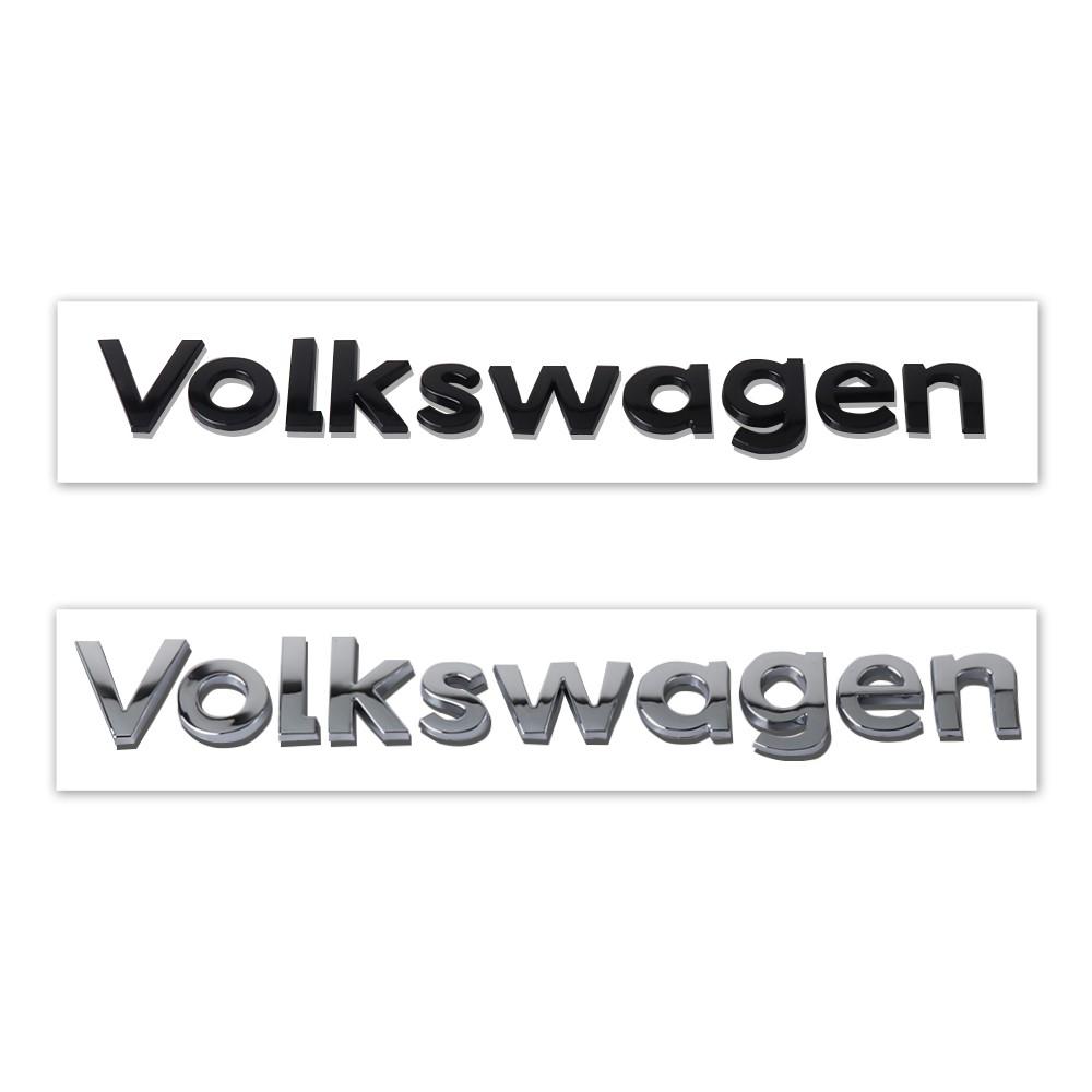 EFG1 3D ABS Car Body Tail Trunk Decoration Letter Emblem Sticker For Volkswagen VW Golf Passat Polo Tiguan Jetta Caddy T-ROC Scirocco