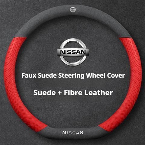 Чехол на руль автомобиля из замши для Nissan Qashqai Kicks March Xtrail Micra Leaf Qashqai J11 J10 J12 Armada Juke Note Аксессуары