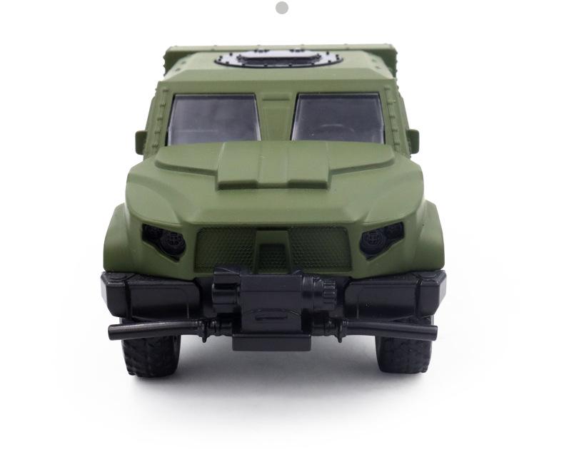 1:36 Военный JLTV Модель бронеавтомобиля из сплава Инерционная машинка Украшение для сцены с тортом