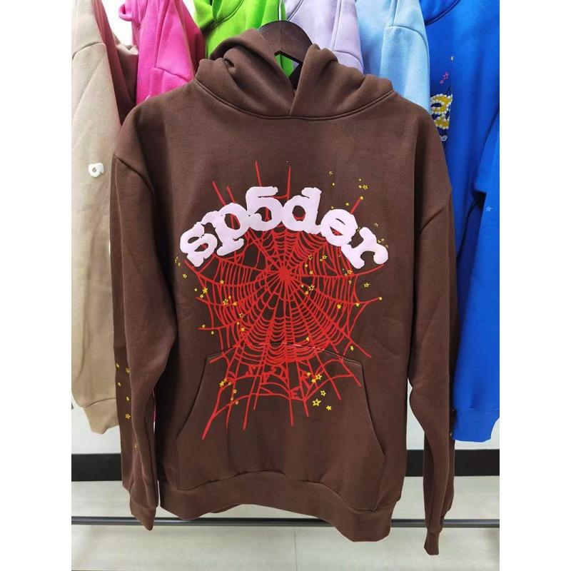 New pullover print American trend street heavy loose men's and women's hooded sweater set