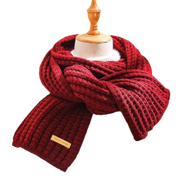 Winter 2025 Thick Knitted Wool Scarf: Warm, Versatile Neck Warmer - Newcomer Special ¥5 Off