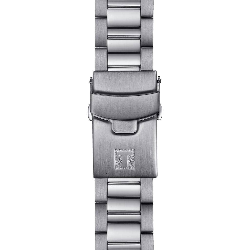 Tissot Мужские модные часы из нержавеющей стали с синим циферблатом T120.407.11.041.03