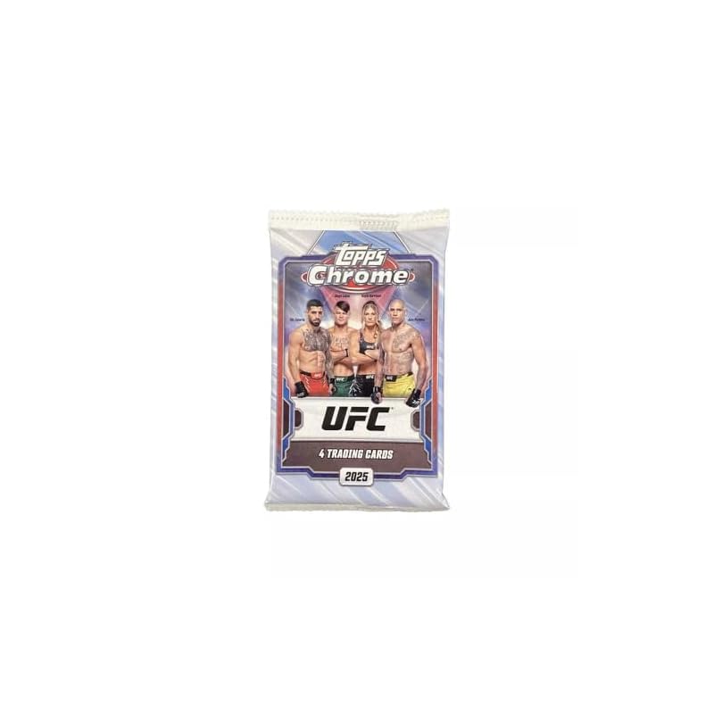 Topps 2025 Chrome UFC Коллекционная карточка Value Blaster Box