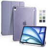 For iPad Air 11 2024 Case with Pen Holder PU Leather Soft Back Fold Stand Cover For Funda iPad Air M2 Air 6 5 4 Th Gen Case Capa