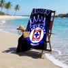 Cruz Azul Fashion Beach Towel: Ideal for Summer Adventures Soft, absorbent and quick drying suitable for swimming and bathing