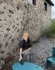 Корейские шикарные асимметричные плиссированные брюки с высокой талией и широкими штанинами для женщин
