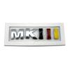 OEM Service MKIII Grill Emblem  2.0V 2.4T 2.6T Plastic Chrome Badge 3D Car Logo Mk3 Car Trunk Sticker  For Volkswagen