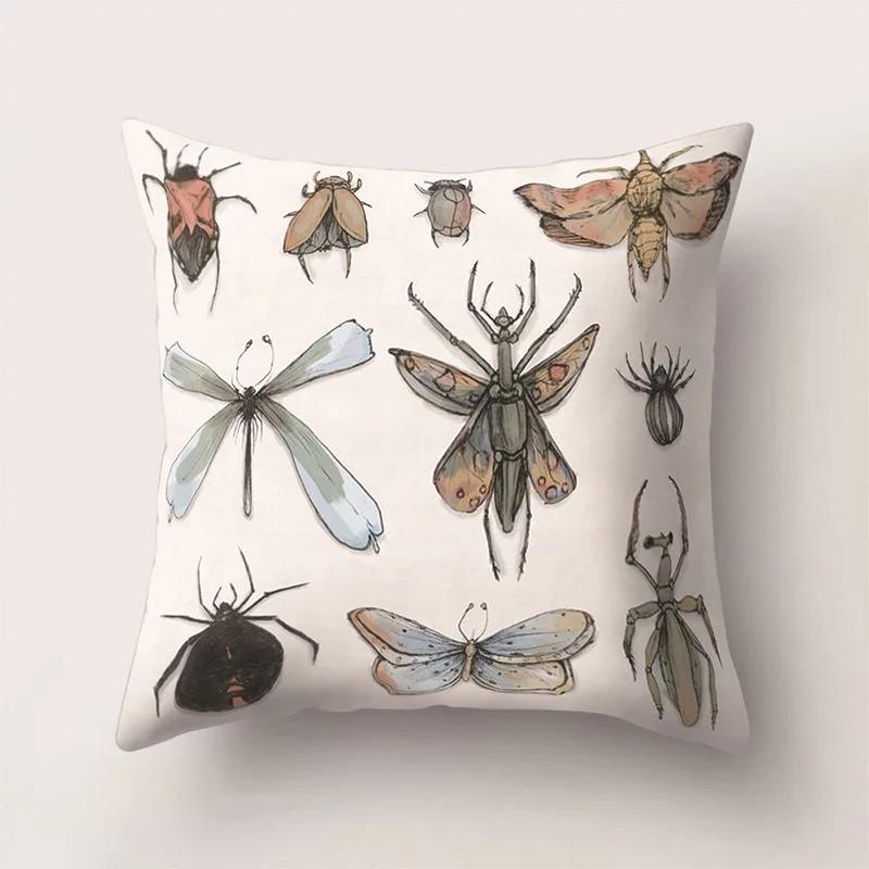 Colorful Butterfly Pillowcase Car Ornaments Office Living Room Sofa Home Pillowcase