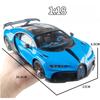 Большой размер 1:18 Bugatti Chiron Supercar Модель коллекционная миниатюрная модель автомобиля для домашнего декора литая игрушечная машинка для детей мальчик игрушка в подарок