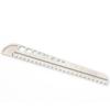 1pc Silver Multifunctional Stainless Steel Angle Protractor Ruler Degree Measuring Tool