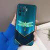 Роскошный чехол-стрекоза для Oppo A76 A16 A96 A17 A18 A60 A80 A40 A38 A58 A78 A98 A94 A74 A54 A15 A57 A77 A5 Pro