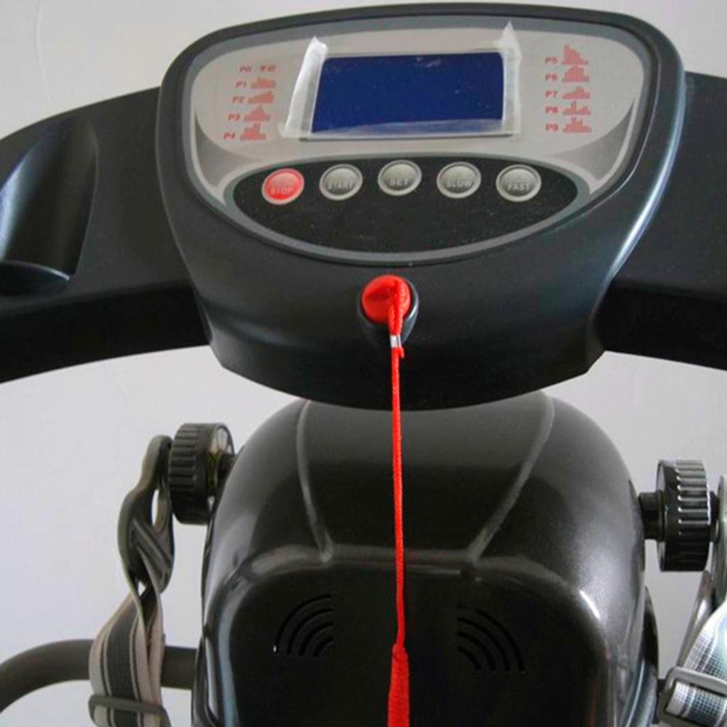 Беговая дорожка Универсальный предохранительный выключатель Блокировка Спортивная беговая машина Ключ безопасности Красный(Большой размер)