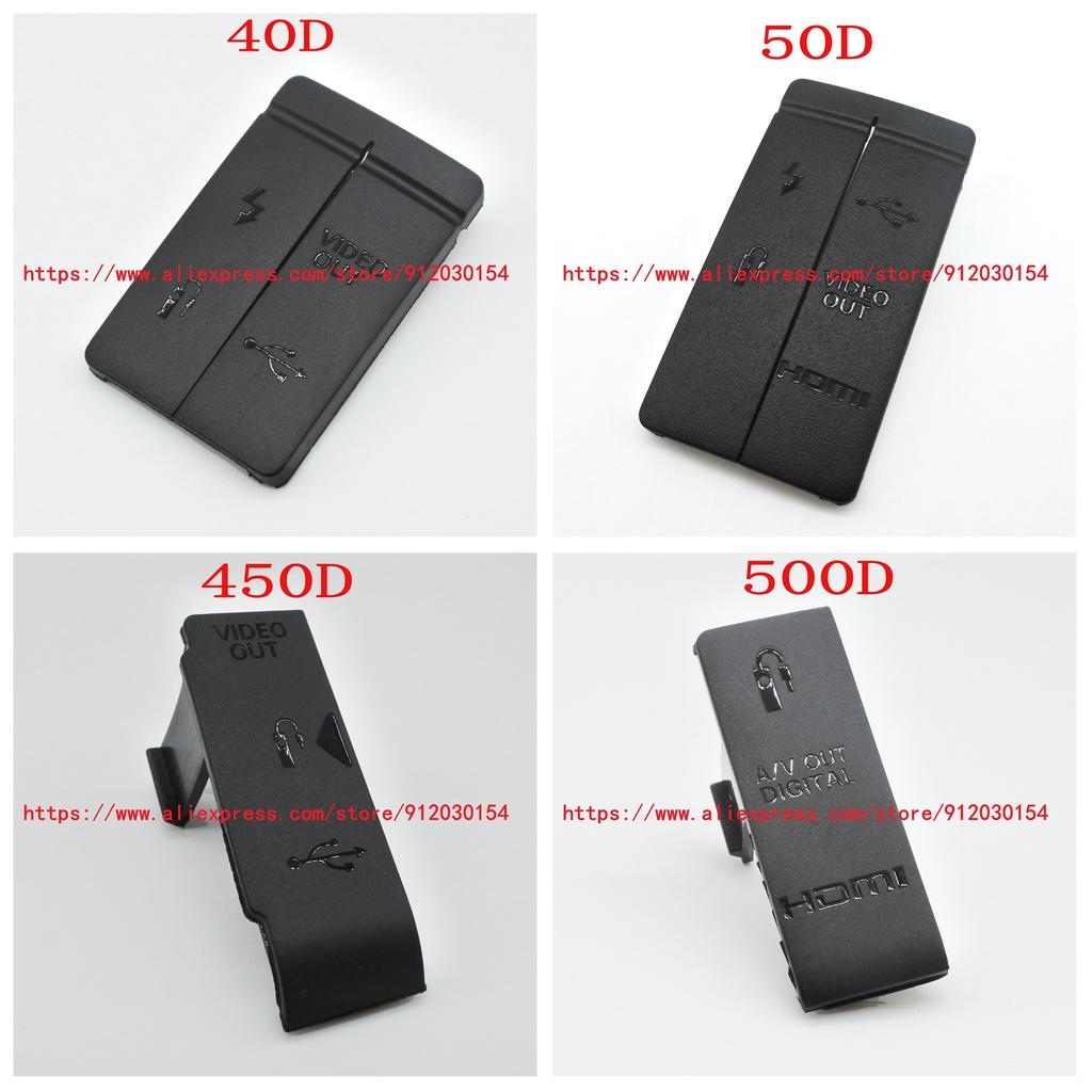NEW USB/HDMI-compatible DC IN/VIDEO OUT Rubber Door Bottom For Canon EOS 5D 450D 500D 1000D 40D 50D 60D 70D 80D 750D 760D Camera