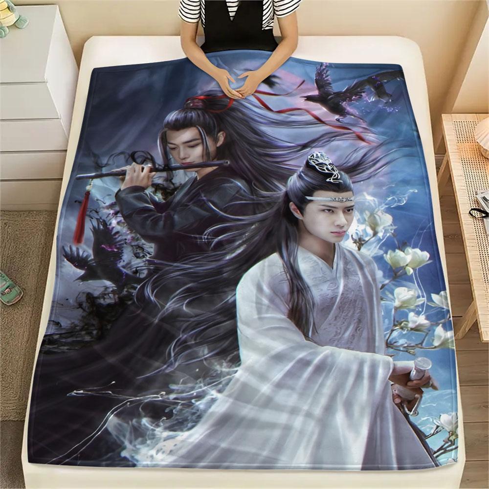 1PC Drama The Untamed Patterned Flannel Blanket Suitable For All Seasons for Home Decor Warmth and Comfort Gifts Holiday Present