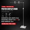Adjustable POP Poster Stand Tabletop Vertical Sign Holder  Retail Shop Market Stall Advertising
