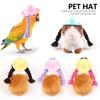 Cute Mini Cap Small Pets Decoration Hat Hamster Parrot Guinea Pig Braided Hair Hats Doll Accessories Pets Party Costume Caps