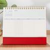 Morandi Color 2027 Desk Calendar Paper Standing Table Calendar Minimalist Flip Calendar  Home Study