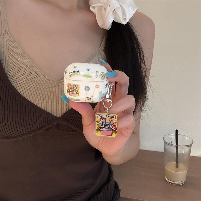 Fun cartoon Tuoma song map for AirPods 1 /pro1 earphone protective case two or three generations of new models