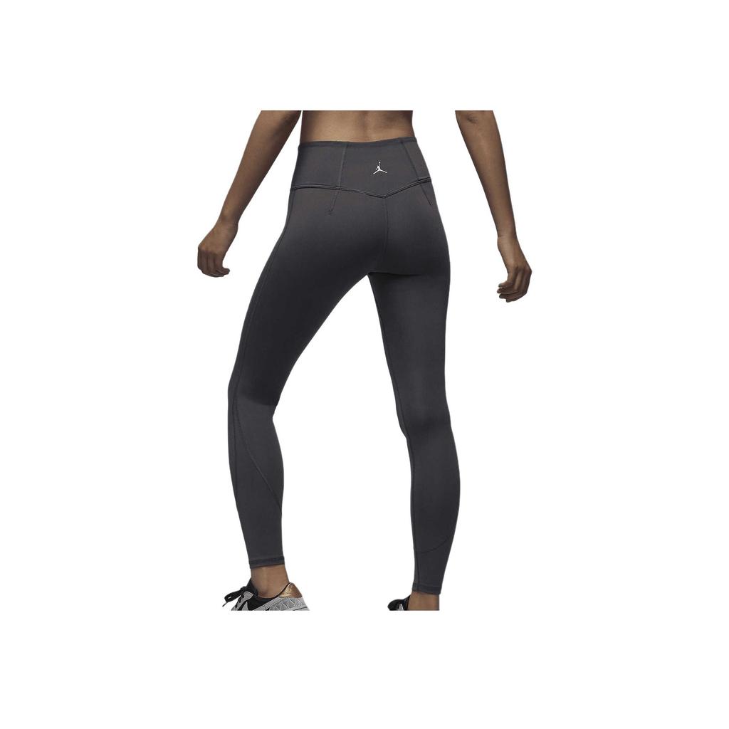 Jordan Sport Mid-Rise Quick-Dry Slim Fit Solid Color Sports Long Pants Women Bottoms Lightning-Gray FB4621-082