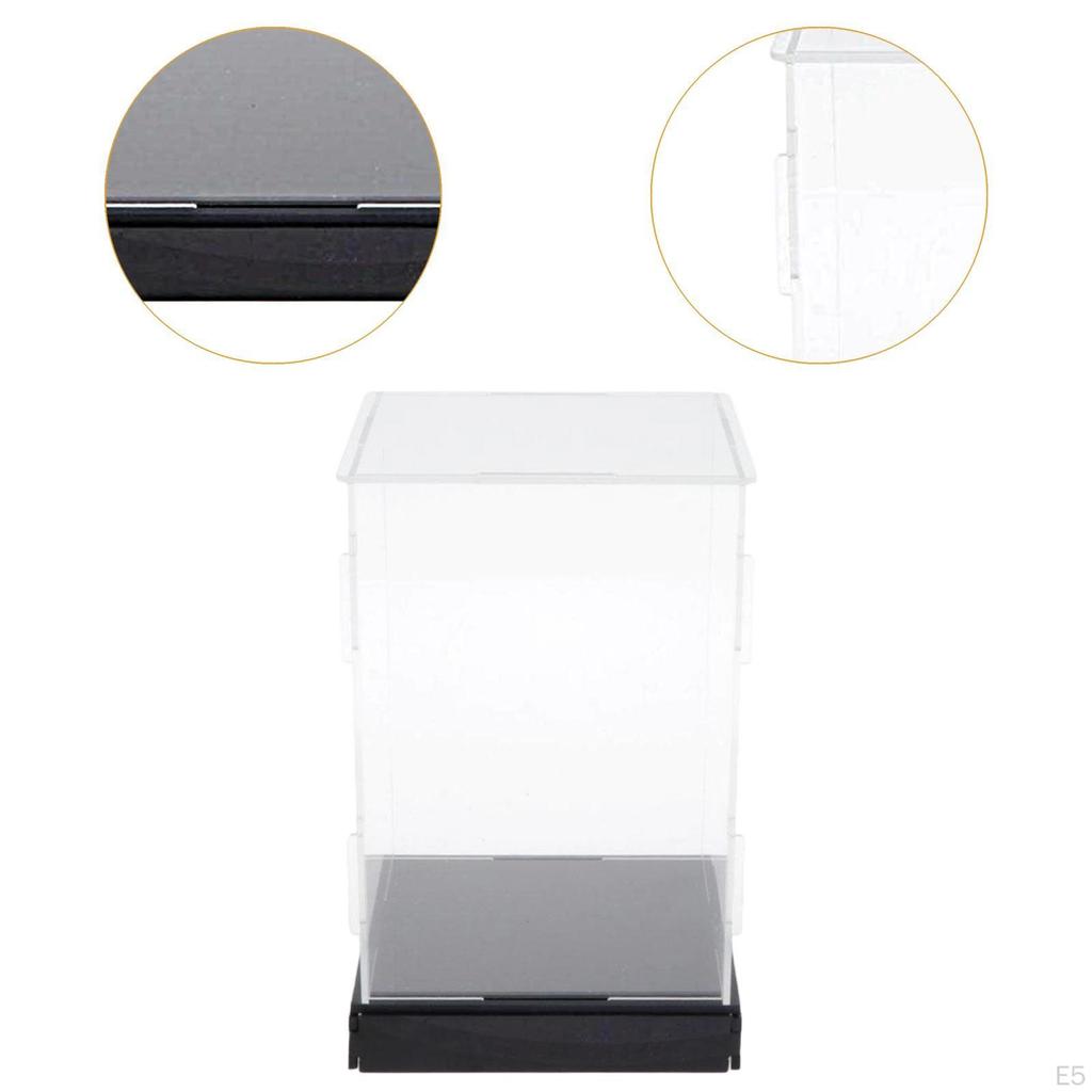 Acrylic Countertop Display Case, Sturdy Cube, Transparent, for Model Cars And Figurines.