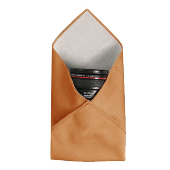 Makeup Bag Portable Protective Cosmetic Pouch Smooth Wear Resistant Self Adhesive Versatile Camera Lens Wrap Travel Organizer