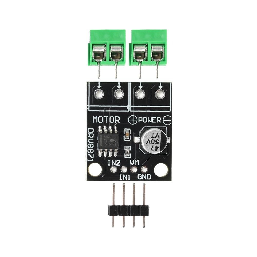 1/1/1pcs DRV8871 DC 6.1-11V H-Bridge Motor Driver Module 1.6A Brushed DC Motor Control PWM 11A Sinking Source for DIY Robot