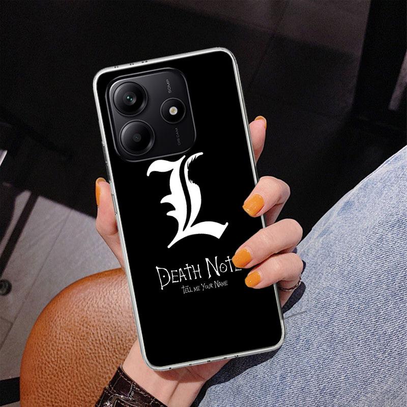 Чехол для телефона аниме Тетрадь смерти Рюк для Xiaomi Redmi Note 15 14 13 12S 12 11 Pro Plus 14S 11S 11E 10 10S 11T 5G Персонализированный Co