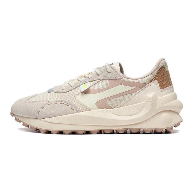 Li Ning Квадратные и круглые текстильные, синтетическая кожа, нескользящие, износостойкие, низкие, спортивно-повседневные кроссовки, мужские AGCT015-7