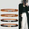 Women's Adjustable Genuine Leather Alligator Pattern Belt