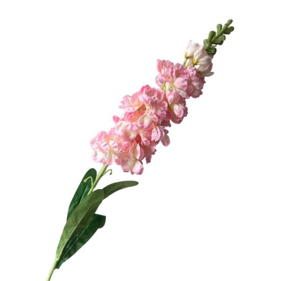 Faux Larkspur Pick Realistic Artificial Larkspur Blooms with Leaves Fake Larkspur Sprig for Home