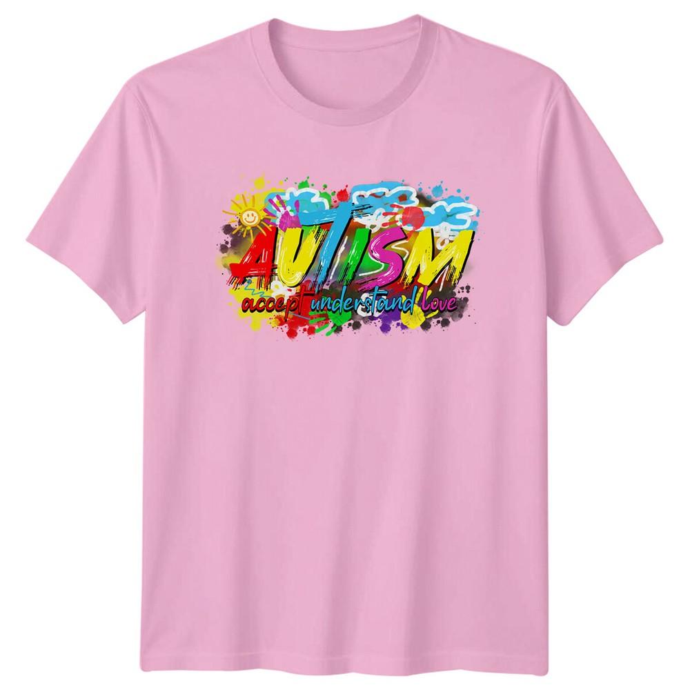 Autism Accept Understand Love Graphic TShirt Social Cause Tee
