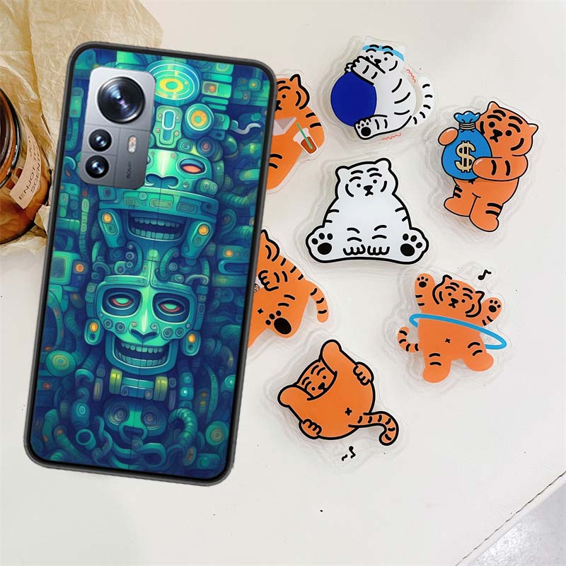Aztec Maya Stone Phone Case For Xiaomi Poco X7 F6 F5 Pro F7 14 Ultra Mi 15 11 Lite F3 M6 M5S M4 11T 10T Pro Cover Capa