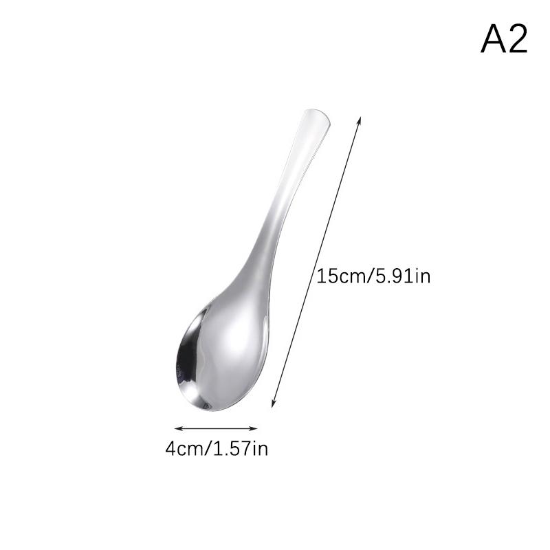 Ложка для супа из нержавеющей стали в скандинавском стиле, большая емкость, глубокая, серебряная, зеркально-полированная, столовые приборы, посуда для супа, дома, кухни