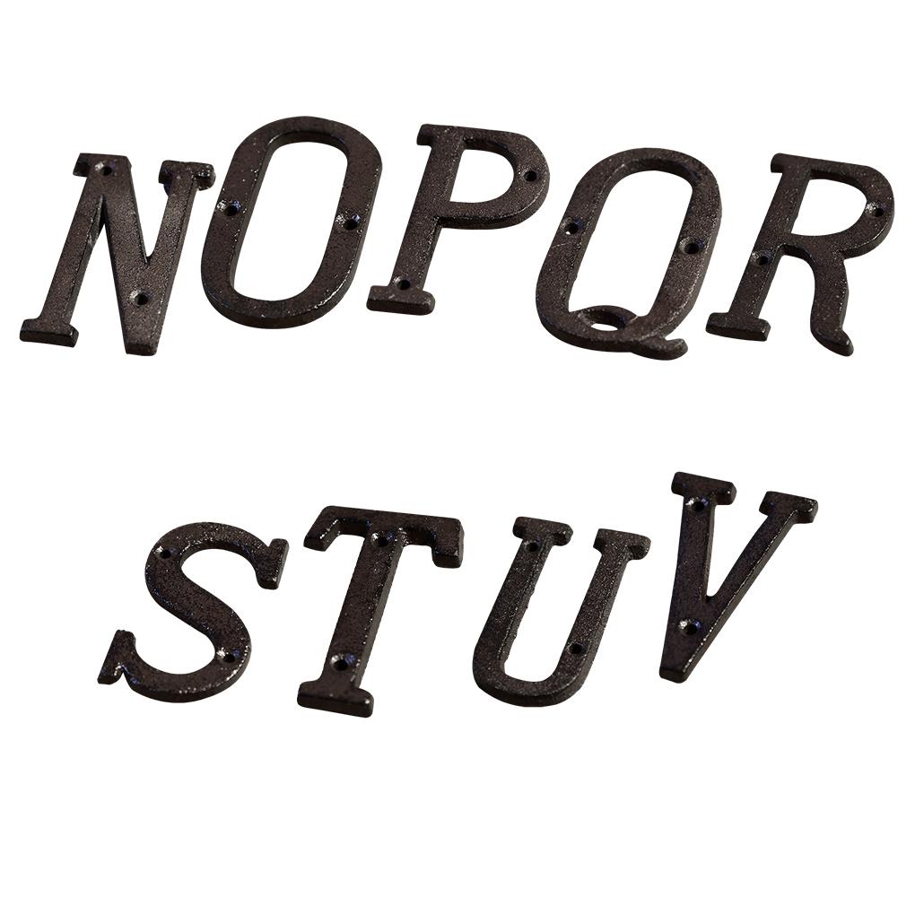 Металлическая табличка с номером дома, устойчивая к погодным условиям и простая в установке, ретро-знак с номером дома 3D