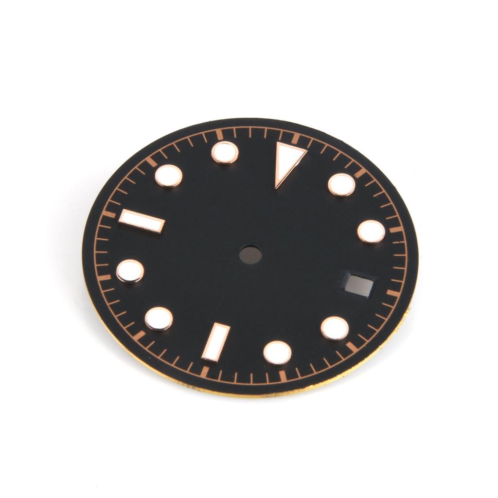 30.5mm Watch Dial With Watch Hands Luminous Fit NH35 NH36 ETA2824 2836 Automatic Movement Replacement Accessories