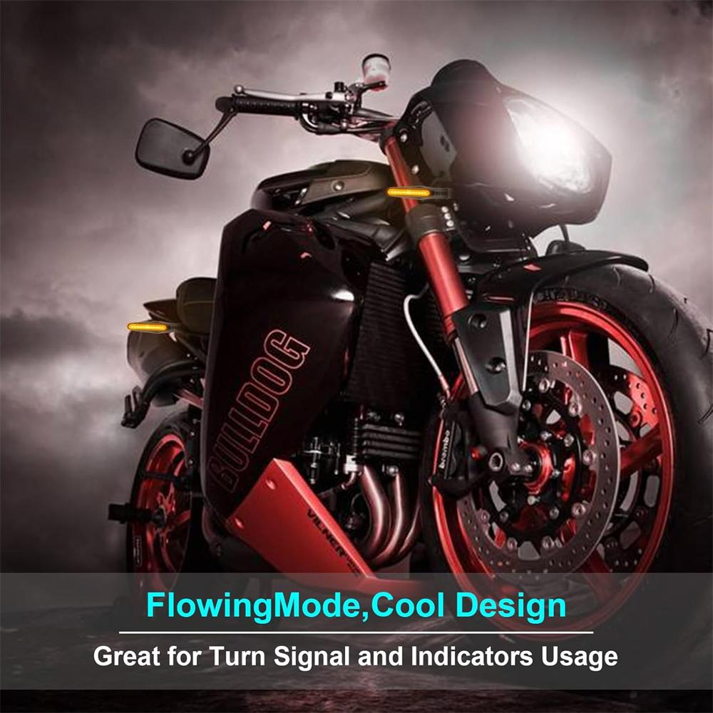 Супер яркие 4 шт. светодиодные указатели поворота для мотоцикла, 12 В, для мотоцикла, скутера, квадроцикла, внедорожника, янтарно-желтого цвета