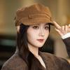 Autumn and Winter Hats Women's Retro Versatile Berets Show Their Faces Small Painter Hats High-end Newsboy Hats