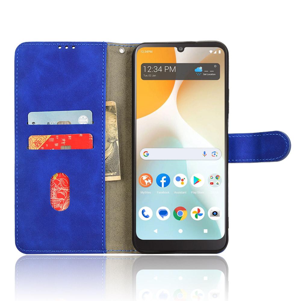 For BLU View 5 Pro Case Skin-Touch PU Leather Wallet Folio Flip Phone Cover