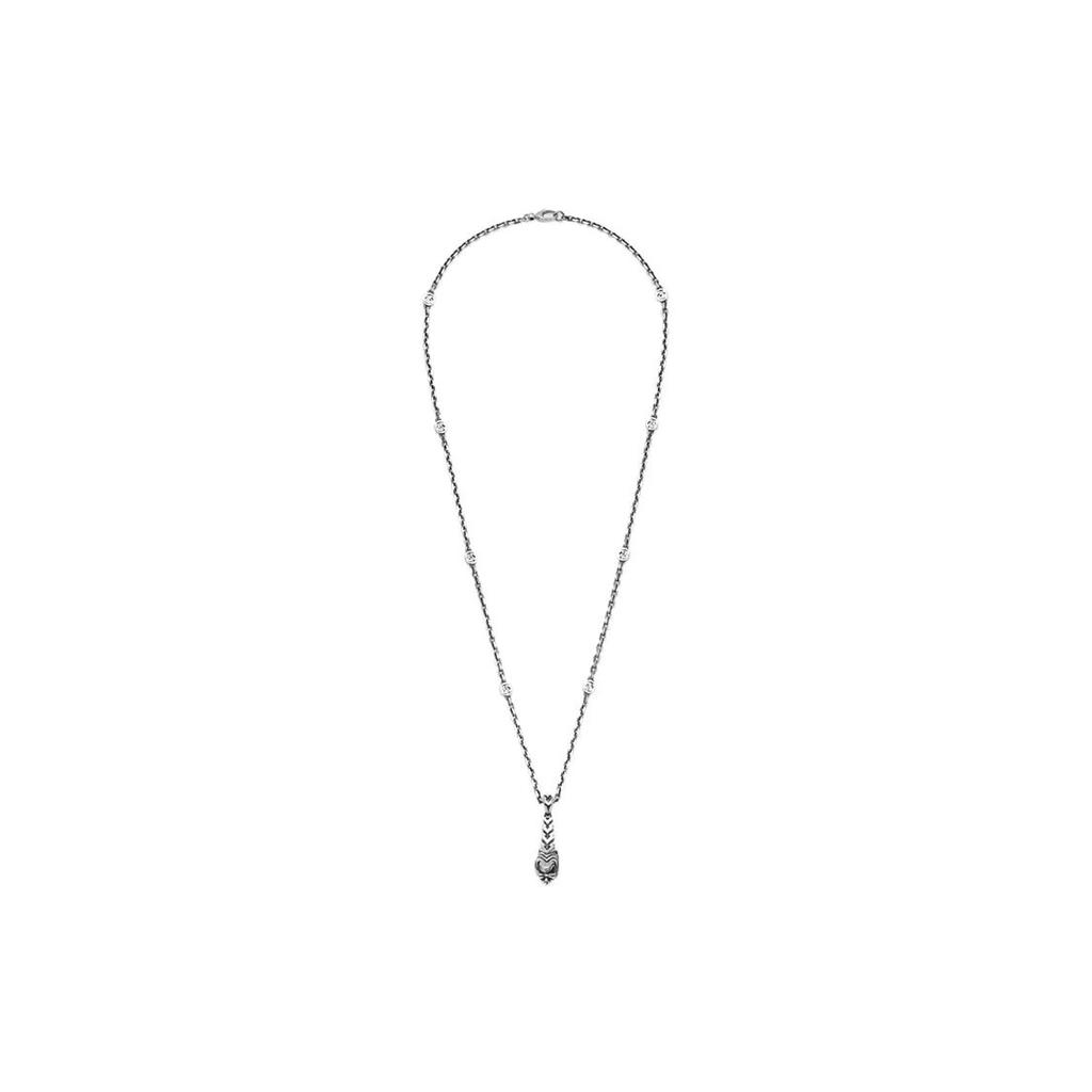 Gucci Fashion 925 Silver Necklace Unisex necklace 656303-J8400-0701