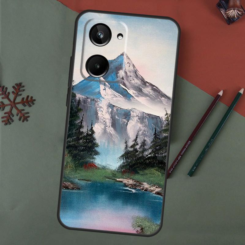 Nature Forest Mountain For Realme C55 C35 C33 C31 C30 C25 C21Y C15 C11 8 9 10 11 Pro Plus GT Neo 5 3 2 2T 3T Case